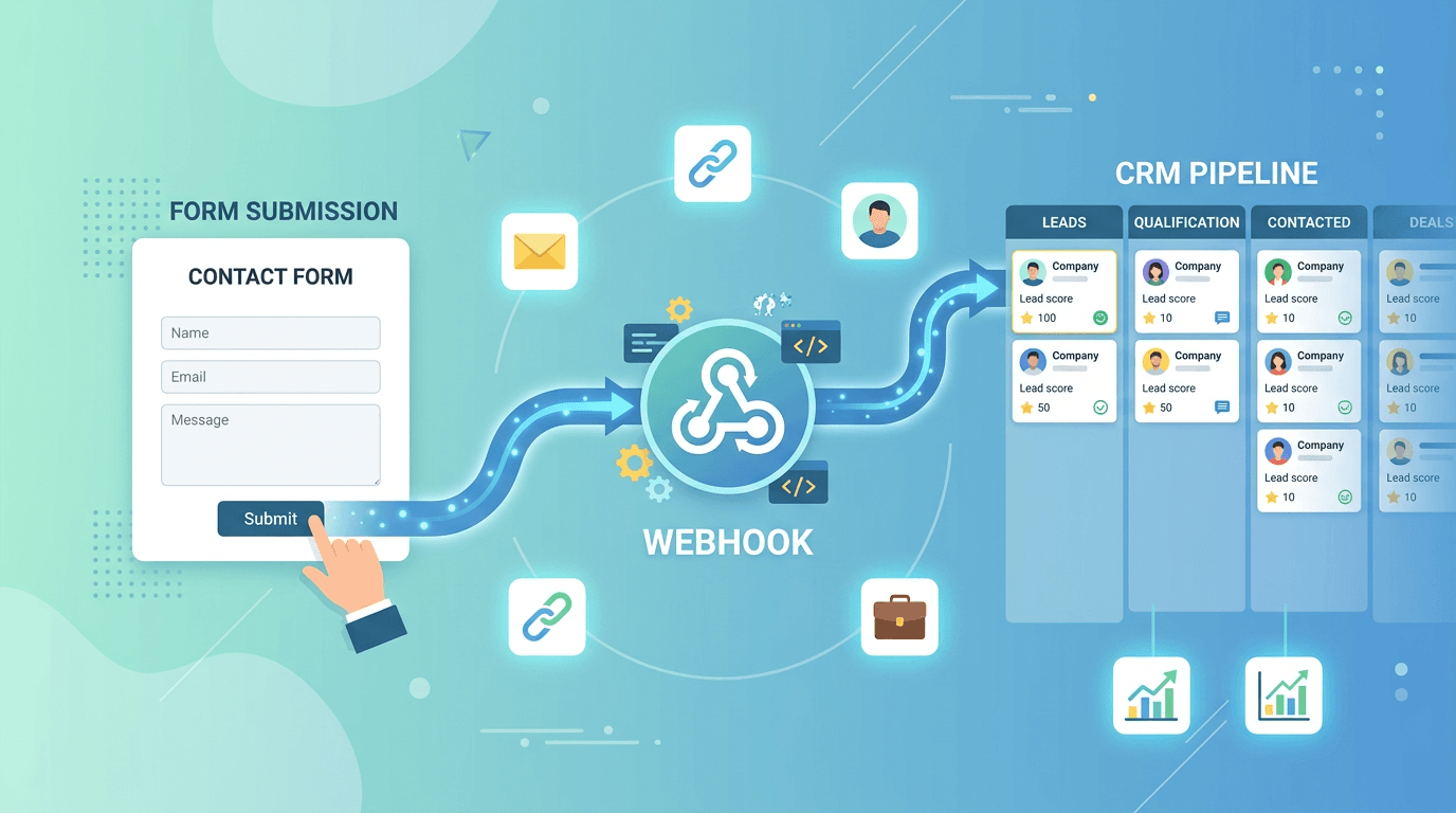 How to Automate Lead Nurturing with Webhooks and Form Data (2026)